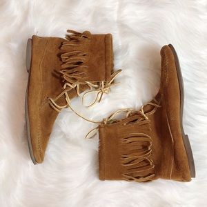 Minnetonka Fringe Booties